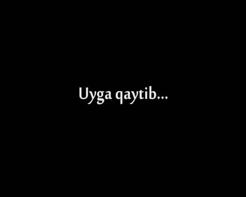 Uyga qaytib